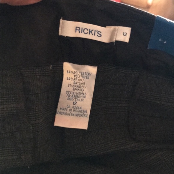 Rickis plaid dress pants - Picture 4 of 4